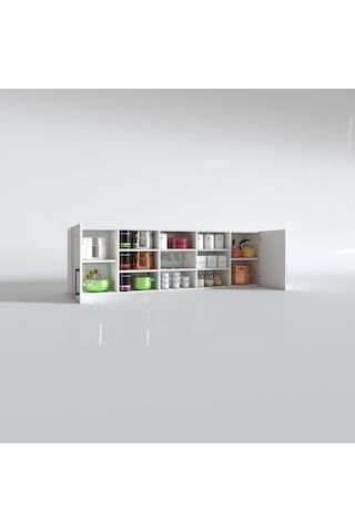 Kenzlife Hazır Mutfak Dolabı Nohut60 Byz Mod1 60 200 32 Mebran Kapak Suntalam Gövde Beyaz