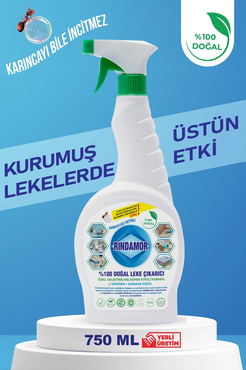 Rindamor %100 Doğal Bitkisel Leke Çıkarıcı 750 ML