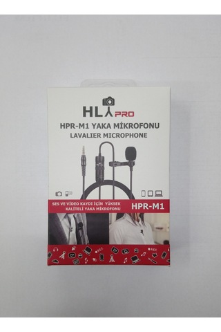 Profesyonel Youtuber Yaka Mikrofonu Hpr M1 Mikrofonu