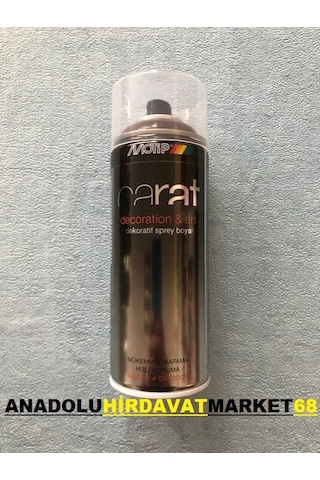 Motip Carat 400 ML Sprey Boya Siyah Gri Antrasit Koyu Renk 7016
