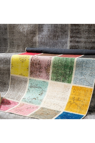 Mudo Home Lıma Patchwork Halı Renkli 120x180cm 11182700