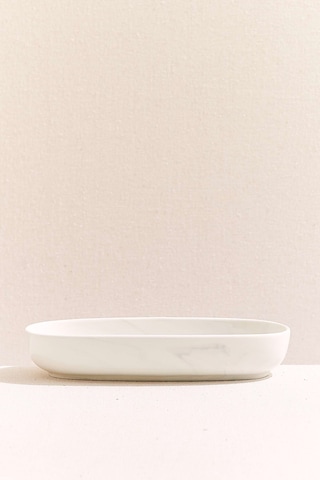 Pasabahce Marble Porselen Servis Tabağı 22 Cm Beyaz - 1 Adet