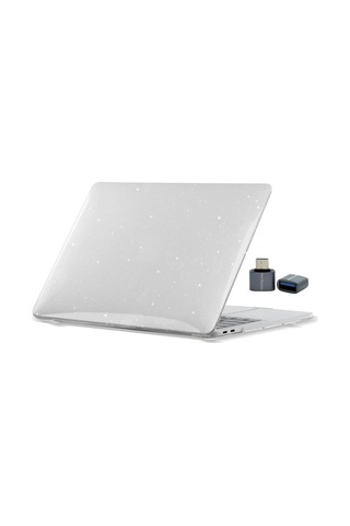 M1 Kılıf 13.3 Inç Sert Kapak A2337 A2179 A1932 Uyumlu Parlak Çizilmez Darbe Önleyici Usb Çevirici Şeffaf Çok Renkli