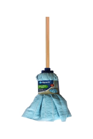 Spark Havlu Vileda Paspas Mop Large Ucu Ve Ahşap Sapı Takım