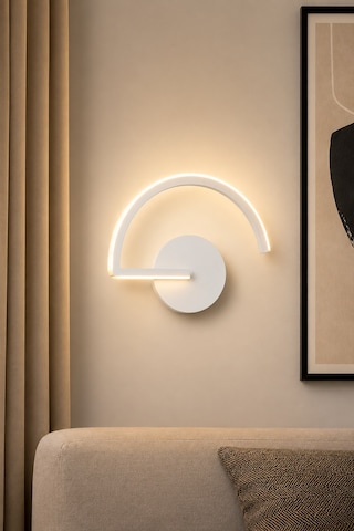 Mori Modern Led Duvar Apliği Günışığı Beyaz