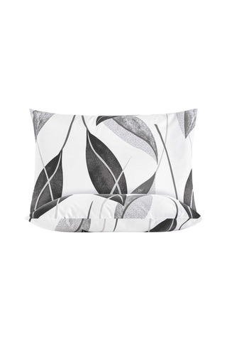 Yastık Kılıfı 2 Li Akasya Percale Baskılı 50x70 Cm Beyaz