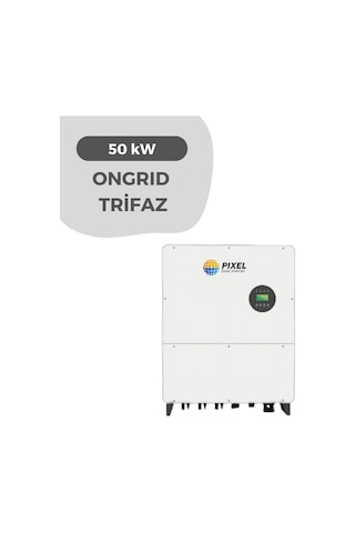 Pixel 50 Kw Ongrid Inverter Arc Korumalı