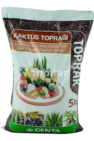 Genta Kaktüs-lithops ve Succulent Özel Karışım Toprağı 5 L Genta Kaktüs-lithops ve Succulent Özel Karışım Toprağı 5 L