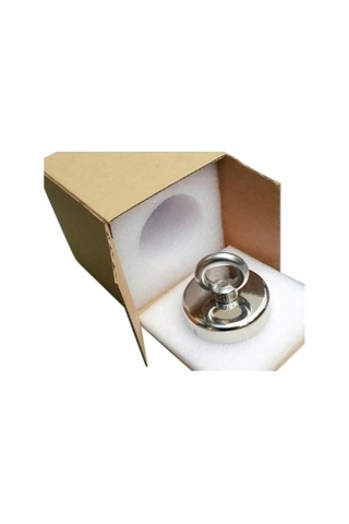 Dünya Magnet Süper Güçlü Halkalı Büyük Neodyum Pot Mıknatıs, 60mm Çap, Dekorasyon Mıknatıs Magnet Fishing