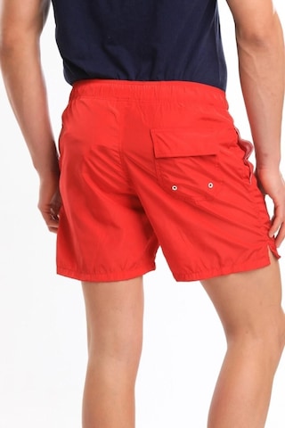 Superfly Swimshort Erkek Kırmızı Şort 21678-17 Siyah