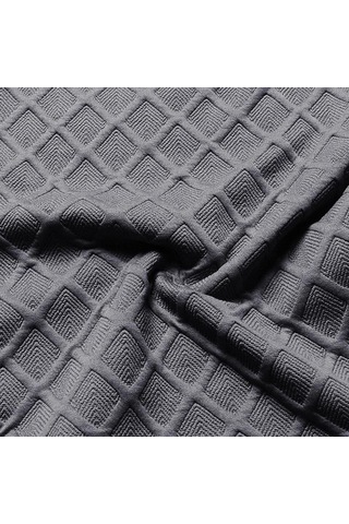 Vkemall Koltuk Kılıfı Derin Gri Elastik Desenli Ev İçin Yedek Parça Yumuşak Kumaş Tekli Paket DiğER