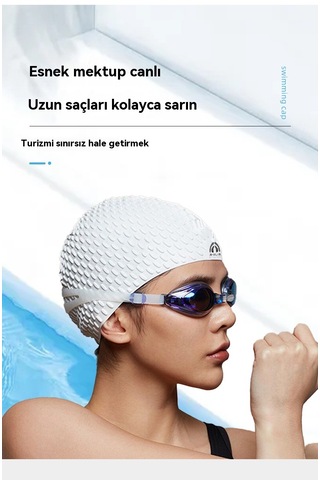 Aurora Yetişkin Su Geçmez Ve Kaymaz Yüzmesevilik Başsız Beyaz