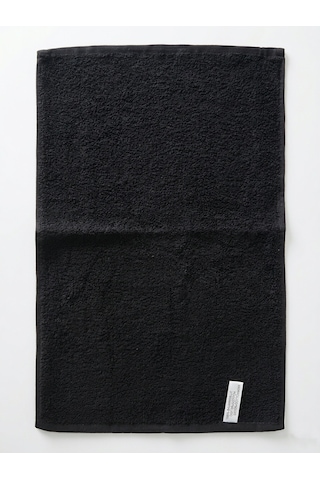 Siyah Spor Havlusu 30x50 Cm %100 Pamuklu-yüksek Emici Baumwolle Fitness Ve El Havlusu-yumuşak Doku-spor-gym-el Ve Yüz Havlusu Siyah