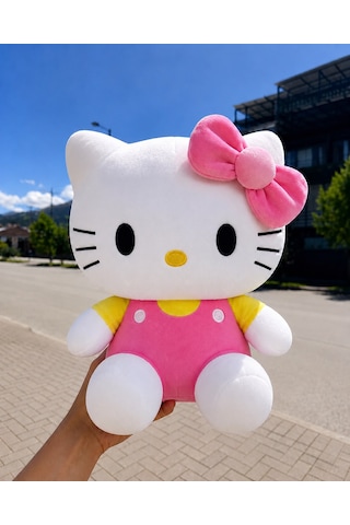 Hello Kitty Peluş Oyuncak Yeni Seri 50cm- Yumuşak & Sevimli Açık Pembe