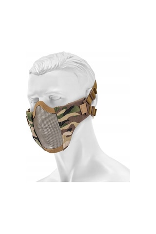 Asg Metal Mesh Mask W/ Cheek Pads Comfort & Protection Koruma Maskesi - Multicam 19080