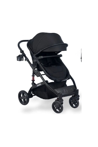 5 Li Set Amortisörlü Bebek Arabası Taşıma Puset Portbebe Bebek Bakım Çantası Sallanır Ana Kucağı Siyah