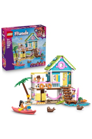 LEGO® Friends Fok Balıklı Yazlık Ev 42699 - 9 Yaş ve Üzeri Çocuklar için Minifigür İçeren Yaratıcı Oyuncak Yapım Seti (400 Parça)