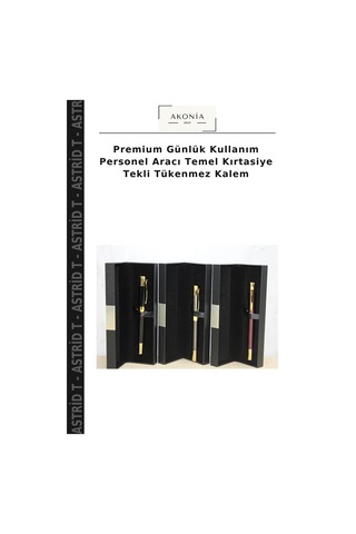 Premium Günlük Kullanım Personel Aracı Temel Kırtasiye Tekli Tükenmez Kalem Çok Renkli