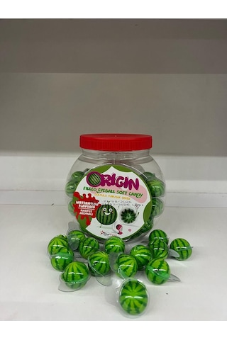 Origin Dolgulu Yumuşak Şeker Karpuzlu 60 Adet