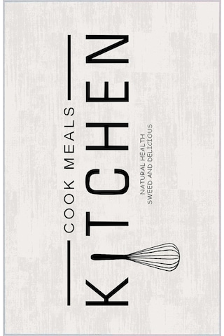 Rovigo Home Dijital Baskı Yıkanabilir Kaymaz Taban Mutfak Halısı RVG2054-SD520 Çok Renkli