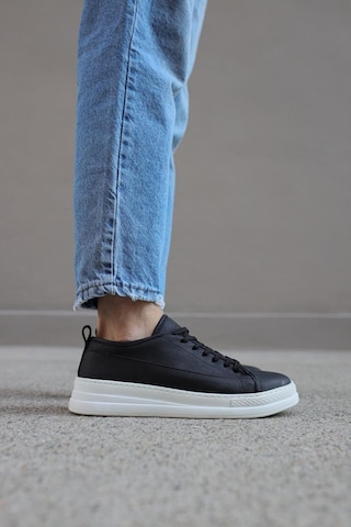 Knack Sneakers Ayakkabı 010 Siyah (Beyaz Taban) (532683528) Siyah - Beyaz