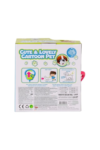 Pr66022-25 Yürüyen Tasmalı Peluş Köpek