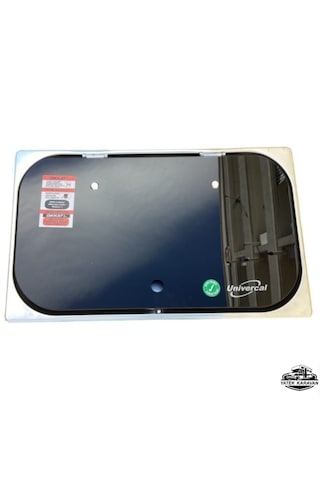 2 Gözlü Cam Kapaklı Ocak 53 X 32.5 X 10 Cm Üniversal Yatek Karava