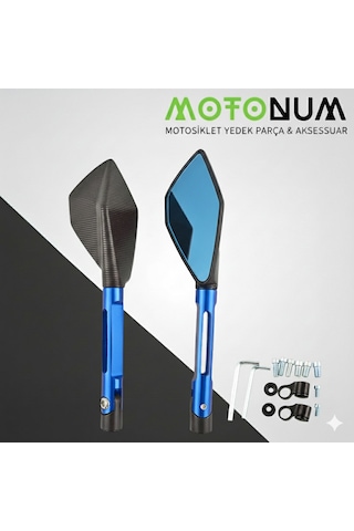 Benelli Trk 502 Modifiye Ayna-mavi Renk-a13049