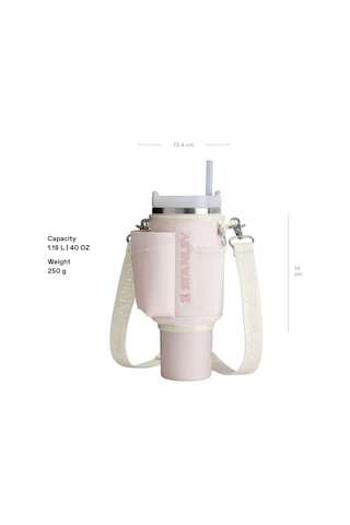 571 Collections Stanley Carry All Quencher Taşıma Çantası 1.18 L İçin - Pembe Kuvars Rose Quartz Açık Altın