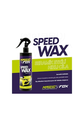 Magicfox Seramik Katkılı Hızlı Cila Ve Lastik Parlatıcı Seti 2 X 400 Ml