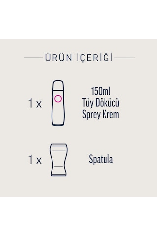 Veet Professional Tüy Dökücü Krem Sprey Bacak&vücut Bölgesi Hassas Ciltler 150ml X3