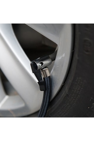 Vkemall 12v Elektrikli Araç Hava Pompa, 300psi Basınç, Lastikler İçin Hızlı Şişirme, Abs Malzeme, 2m Kablolu, Evcil Ve Spor Aletleri Uyumlu