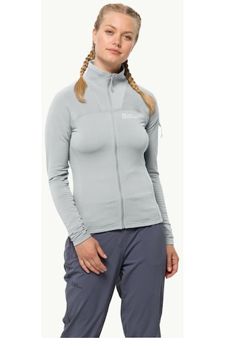 Jack Wolfskin 1710981 6709 Prelight Fz W Cool Grey Kadın Outdoor Polar 001