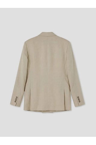 Lc Waikiki Bej Standart Kalıp Erkek Keten Blazer Ceket