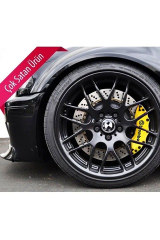 Alfa Romeo 146 Uyumlu Brembo Sarı Kaliper Kapağı 4 Parça Ön Arka Set