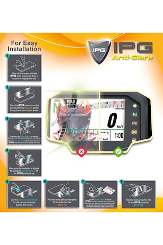 Yamaha 2013-2020 Mt-09 / Fz-09 4.7" Anti-glare Parlama Önleyici Mat Ekran Koruyucu