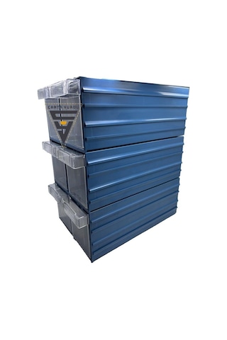 Sembol 501 Plastik Çift Çekmeceli Kutu 302x210x124mm 10 Adet