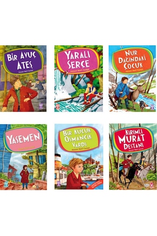 Hasan Nail Canat - 6 Kitap Set - Bir Küçük Osmancık Vardı Serisi Telefon Tutucu Hediye