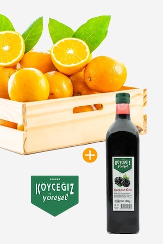 Kb Köyceğiz Yöresel Köyceğiz Portakalı 4 KG + Köyceğiz Yöresel Karadut Özü 1 KG