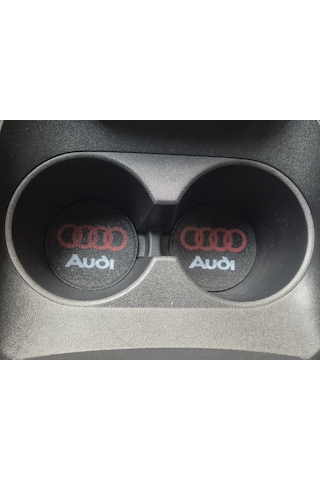 Audi Araç Bardaklık Altlığı , Audi Şişe Ve Bardak Altlığı, Audi Logolu Oto Bardaklık Altlığı