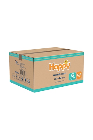 Happy Bebek Bezi Extra Large 6 No 126 lı