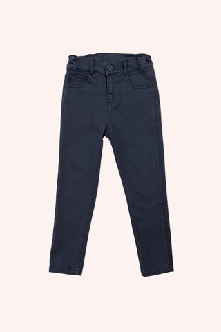 Panço Erkek Çocuk Lacivert Düğmeli Pantolon