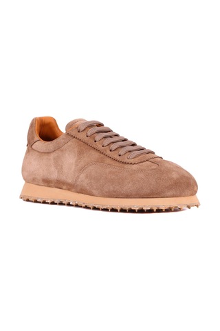 Shoetyle - Taba Hakiki Süet Bağcıklı Erkek Günlük Ayakkabı 666-109-1242 Taba