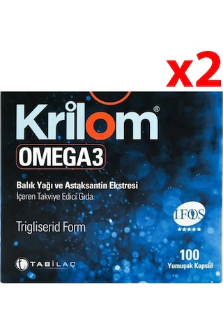 Krilom Omega-3 2 x 100 Kapsül