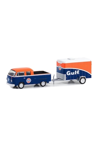 Greenlight 1/64 Hitch & Tow Series 28 1975 Volkswagen T2 Type 2 Double Cab Pick-up 32280-b