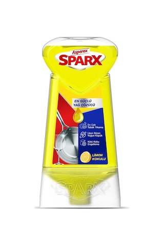 Asperox Sparx Diamond Plus Limon Kokulu Sıvı Bulaşık Deterjanı 650 Ml 4 Lü