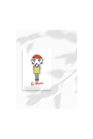 Kız İllüstrasyon Baskılı A3 Duvar Posteri-2547