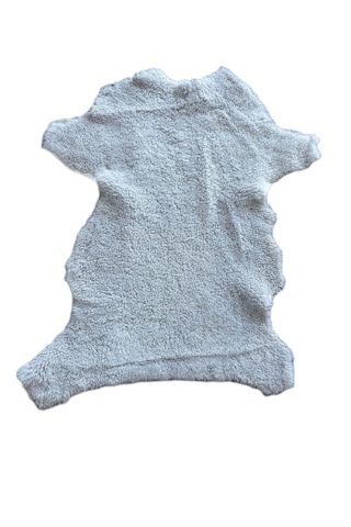 Gerçek Kuzu Postu Kısa Tüylü - 50 X 40 Cm Gri
