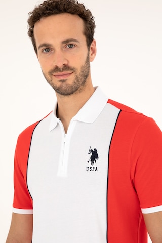 U.S. Polo Assn. Erkek Regular Fit Polo Yaka Kırmızı Tişört 50281945-VR030