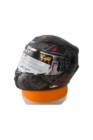 Sway SW 820 Xamurai Full Face Motosiklet Kaskı Siyah